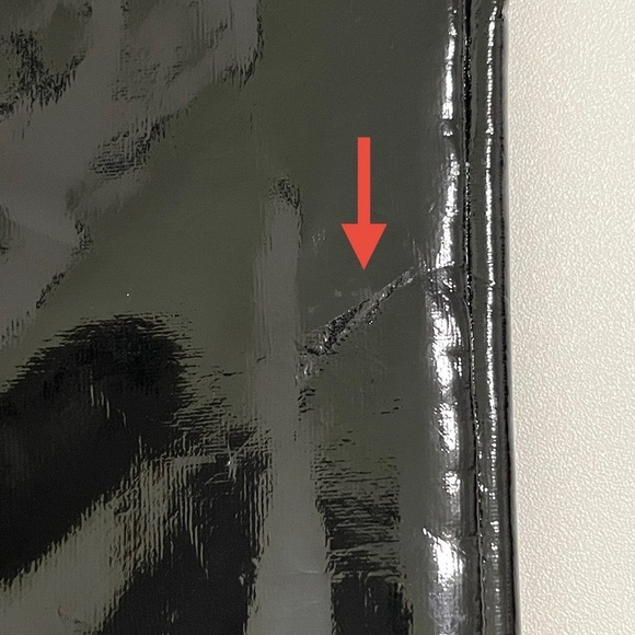 Adidas Ivy Park Glossy Latex High Waist Skinny Pant Black Medium - Picture 15 of 16